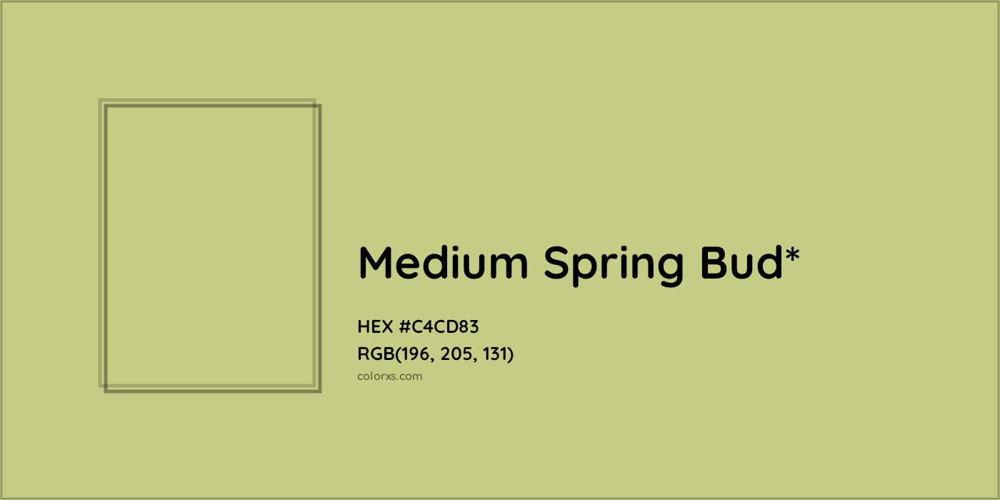 HEX #C4CD83 Color Name, Color Code, Palettes, Similar Paints, Images