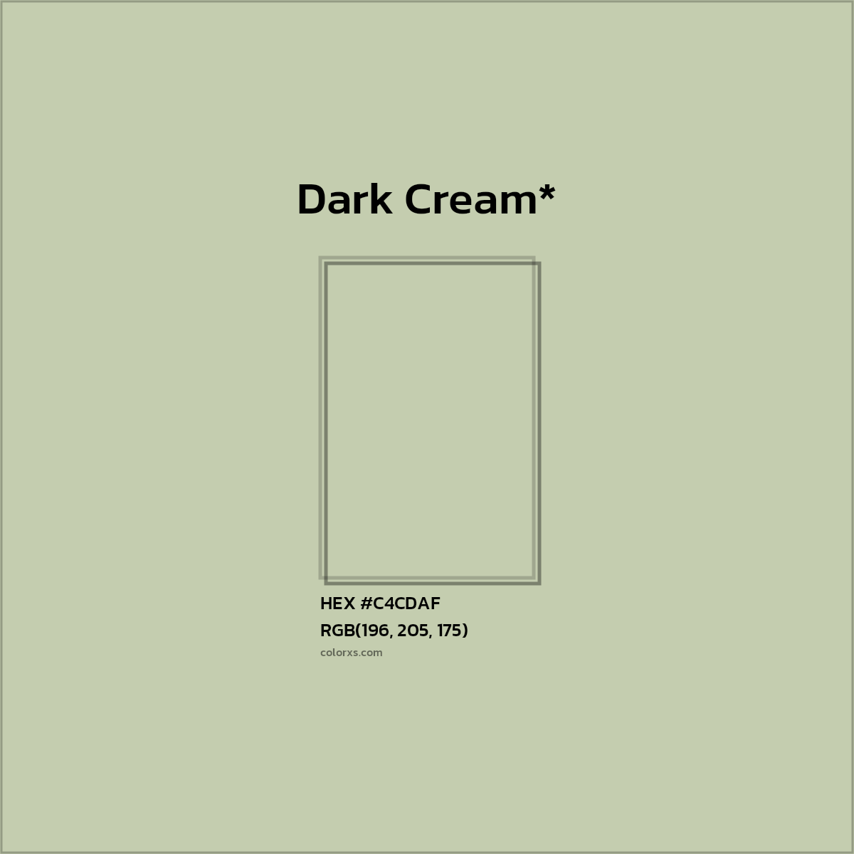 HEX #C4CDAF Color Name, Color Code, Palettes, Similar Paints, Images