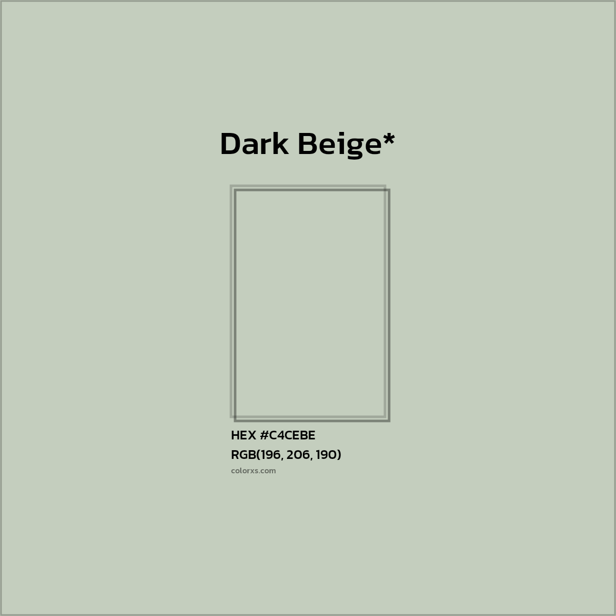 HEX #C4CEBE Color Name, Color Code, Palettes, Similar Paints, Images