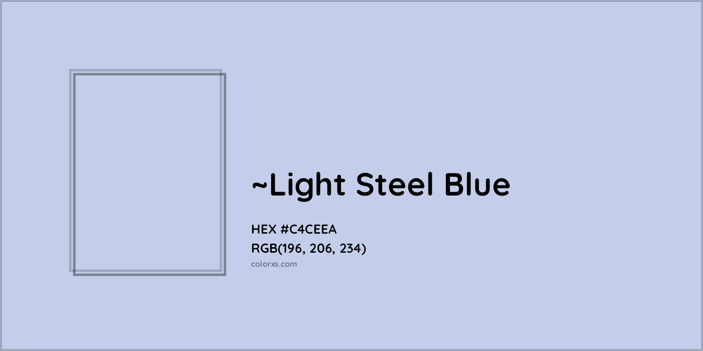 HEX #C4CEEA Color Name, Color Code, Palettes, Similar Paints, Images