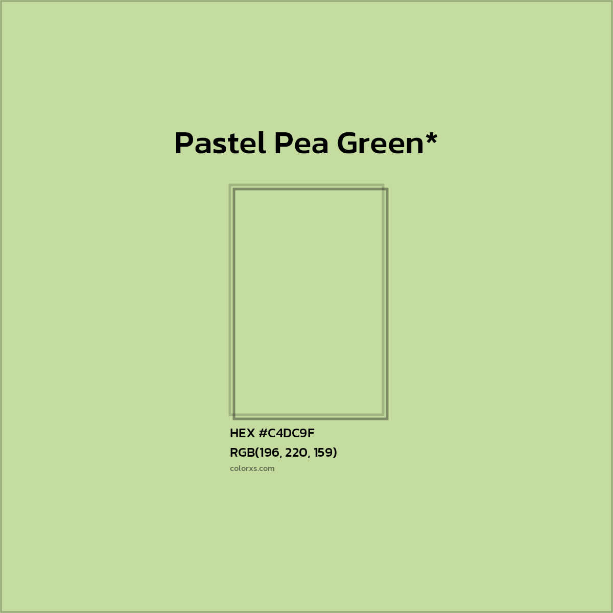 HEX #C4DC9F Color Name, Color Code, Palettes, Similar Paints, Images