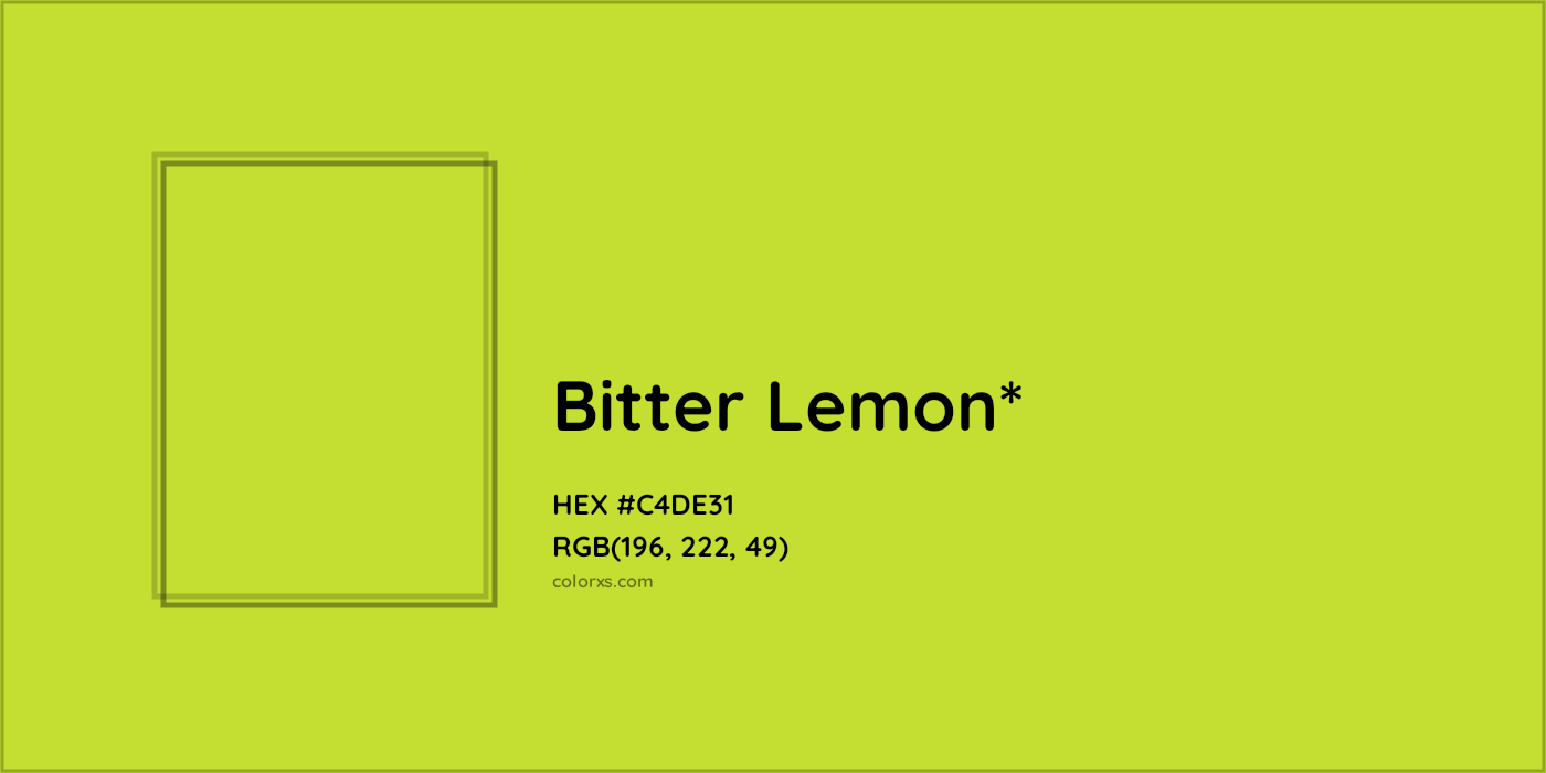 HEX #C4DE31 Color Name, Color Code, Palettes, Similar Paints, Images