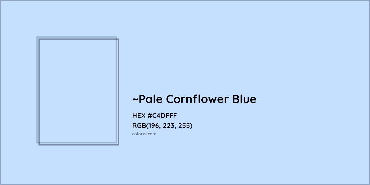 HEX #C4DFFF Color Name, Color Code, Palettes, Similar Paints, Images
