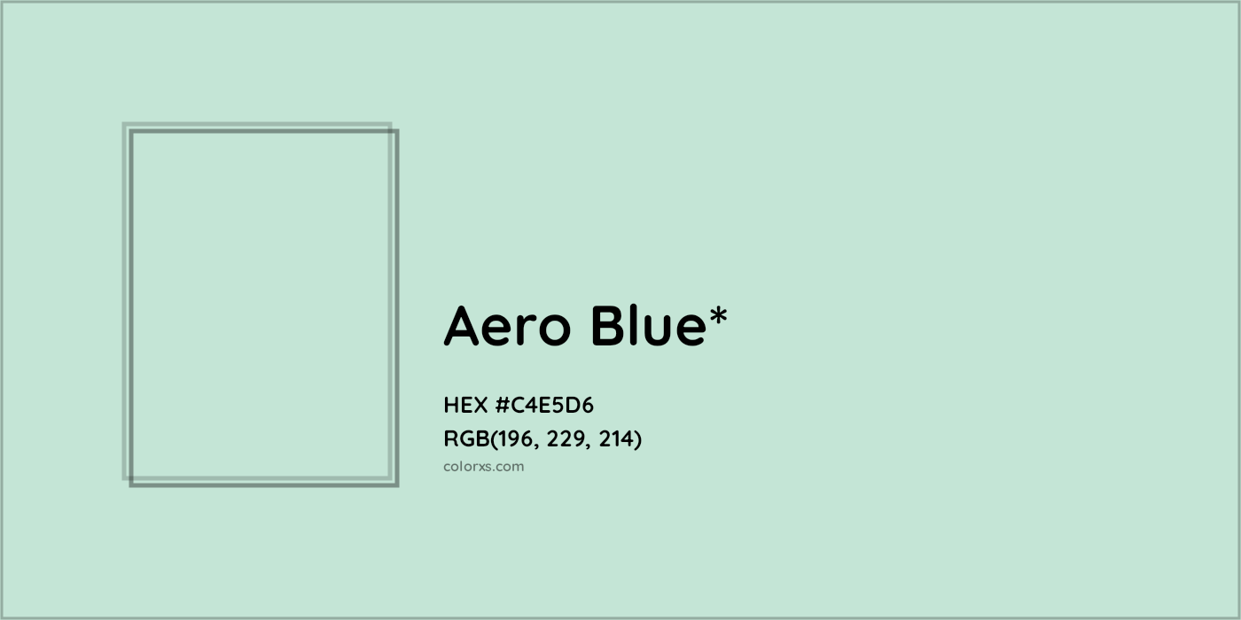 HEX #C4E5D6 Color Name, Color Code, Palettes, Similar Paints, Images