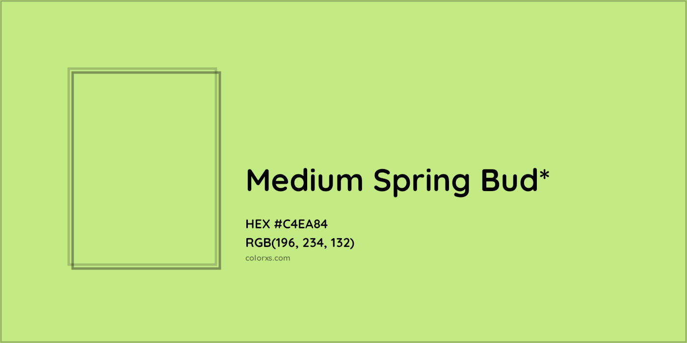 HEX #C4EA84 Color Name, Color Code, Palettes, Similar Paints, Images