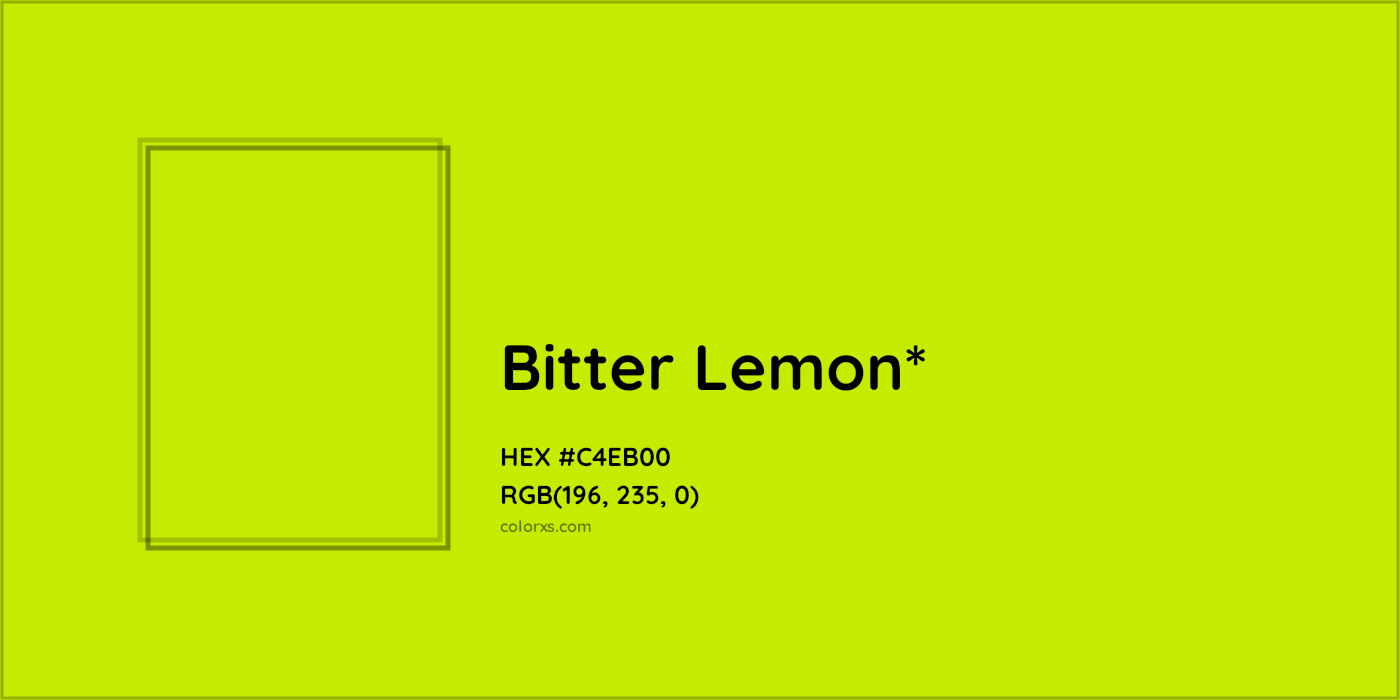 HEX #C4EB00 Color Name, Color Code, Palettes, Similar Paints, Images