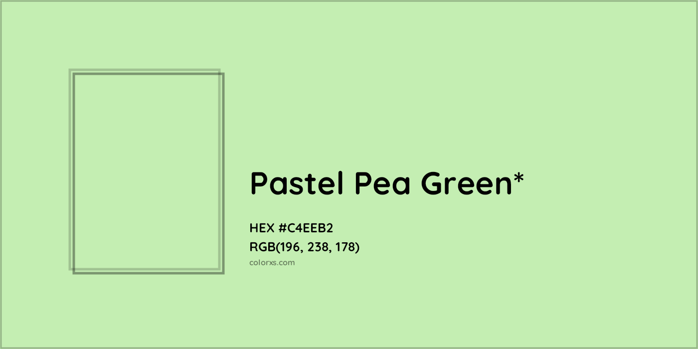 HEX #C4EEB2 Color Name, Color Code, Palettes, Similar Paints, Images