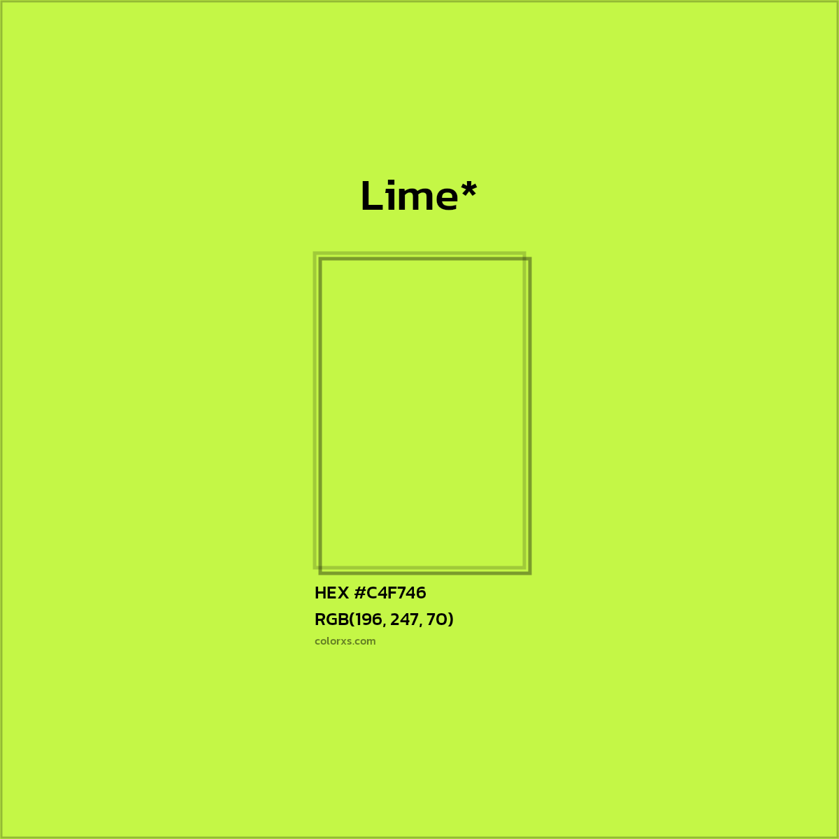 HEX #C4F746 Color Name, Color Code, Palettes, Similar Paints, Images