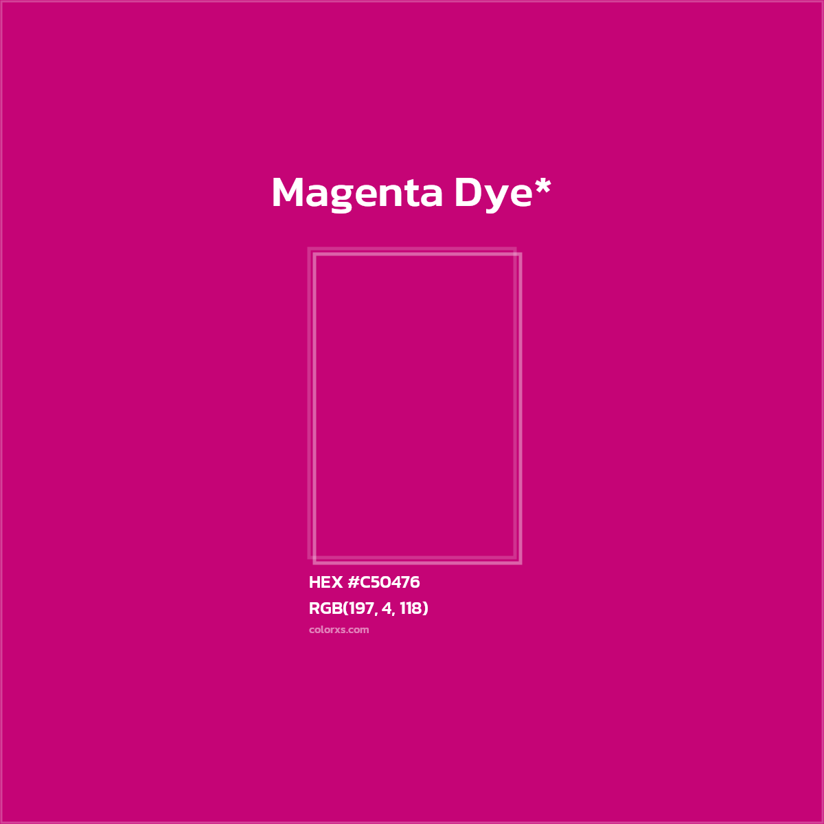 HEX #C50476 Color Name, Color Code, Palettes, Similar Paints, Images