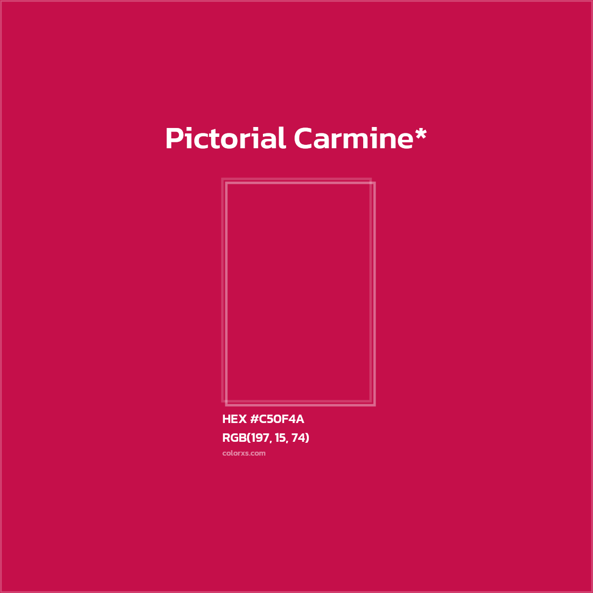 HEX #C50F4A Color Name, Color Code, Palettes, Similar Paints, Images