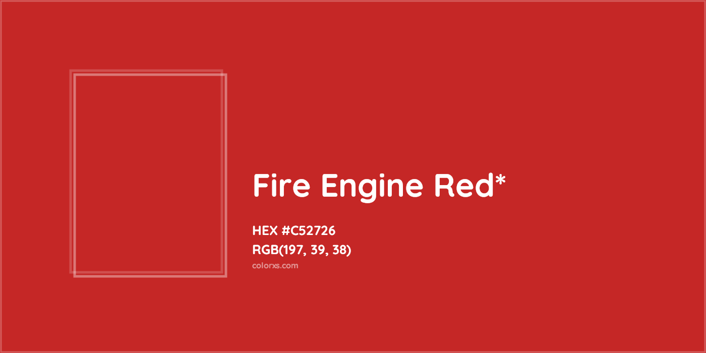 HEX #C52726 Color Name, Color Code, Palettes, Similar Paints, Images