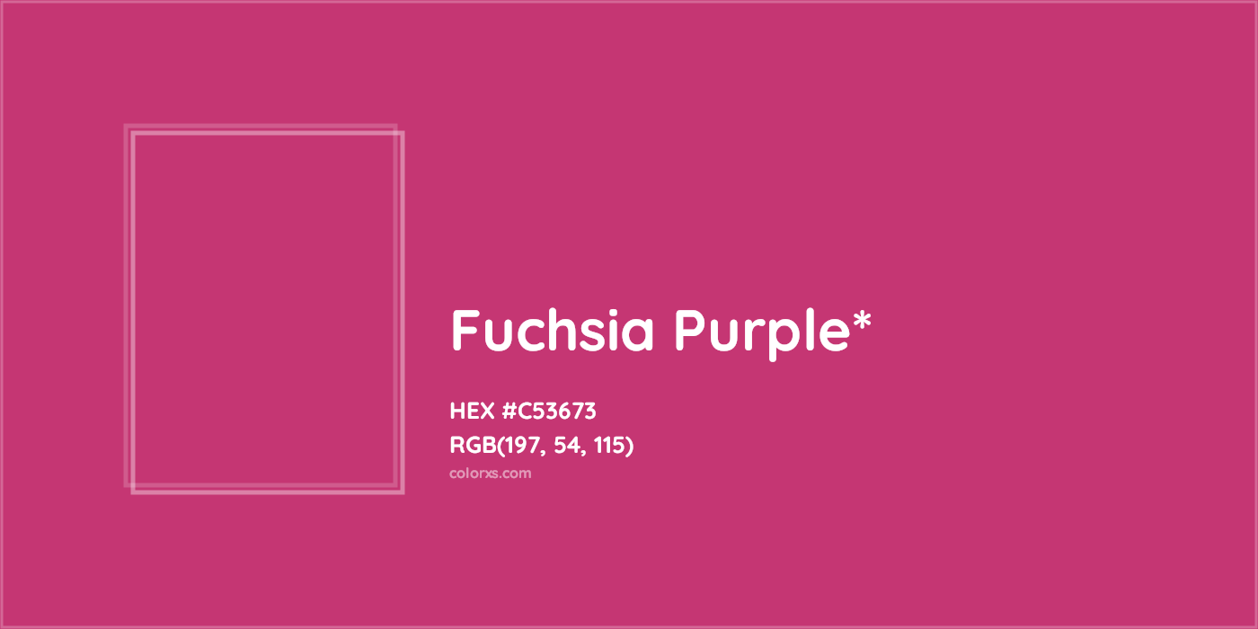 HEX #C53673 Color Name, Color Code, Palettes, Similar Paints, Images
