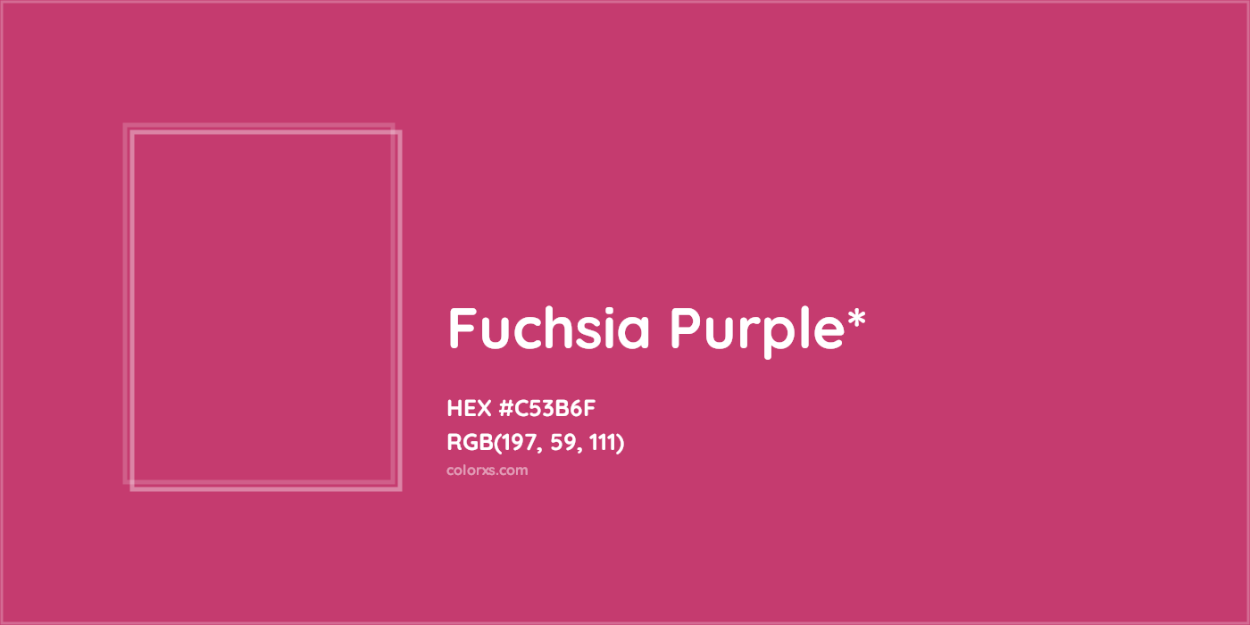HEX #C53B6F Color Name, Color Code, Palettes, Similar Paints, Images
