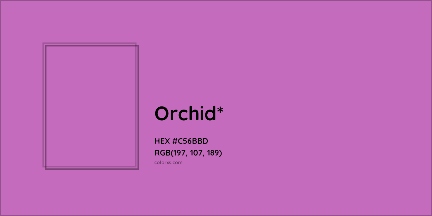 HEX #C56BBD Color Name, Color Code, Palettes, Similar Paints, Images