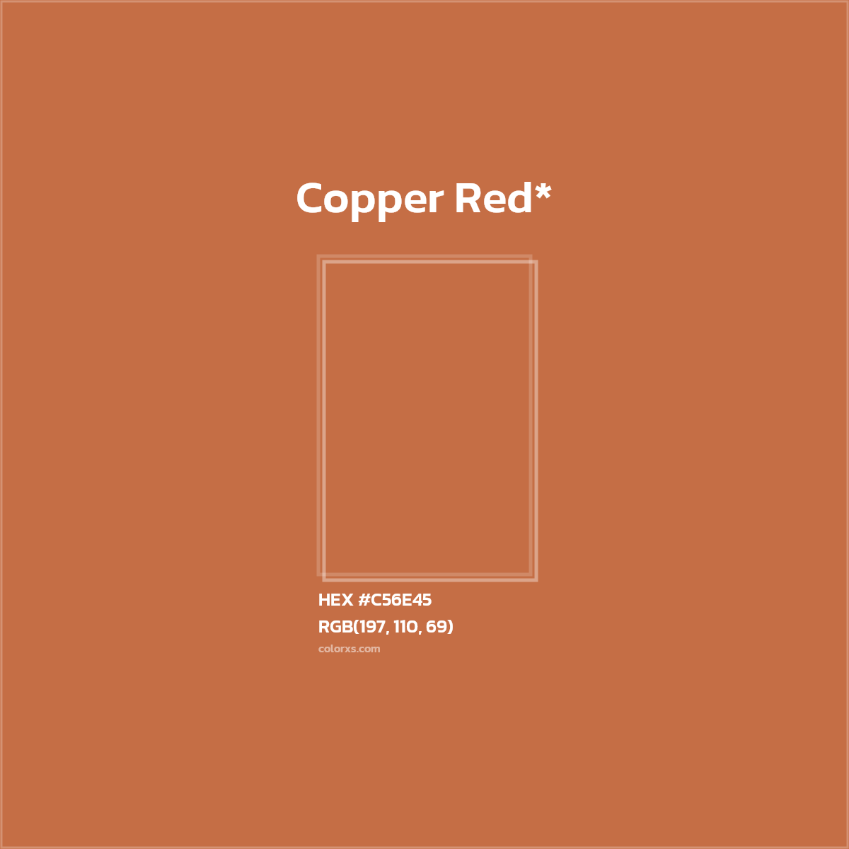 HEX #C56E45 Color Name, Color Code, Palettes, Similar Paints, Images