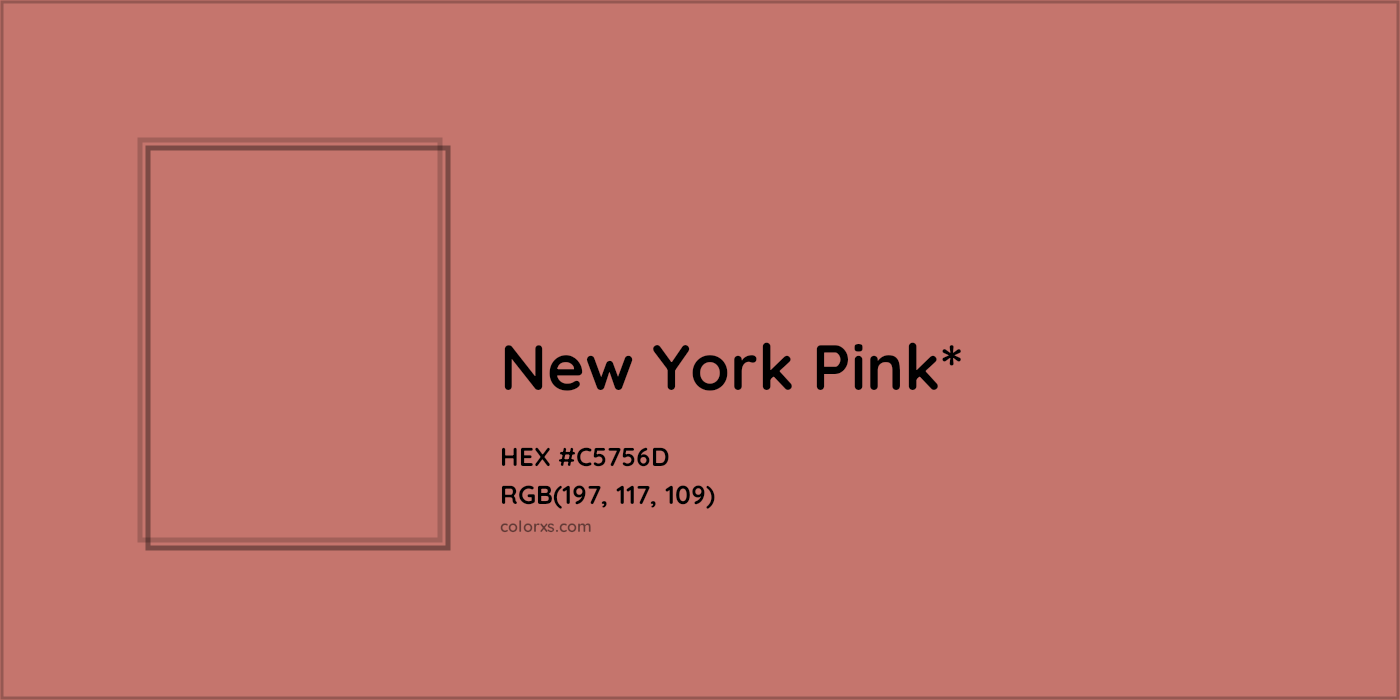 HEX #C5756D Color Name, Color Code, Palettes, Similar Paints, Images