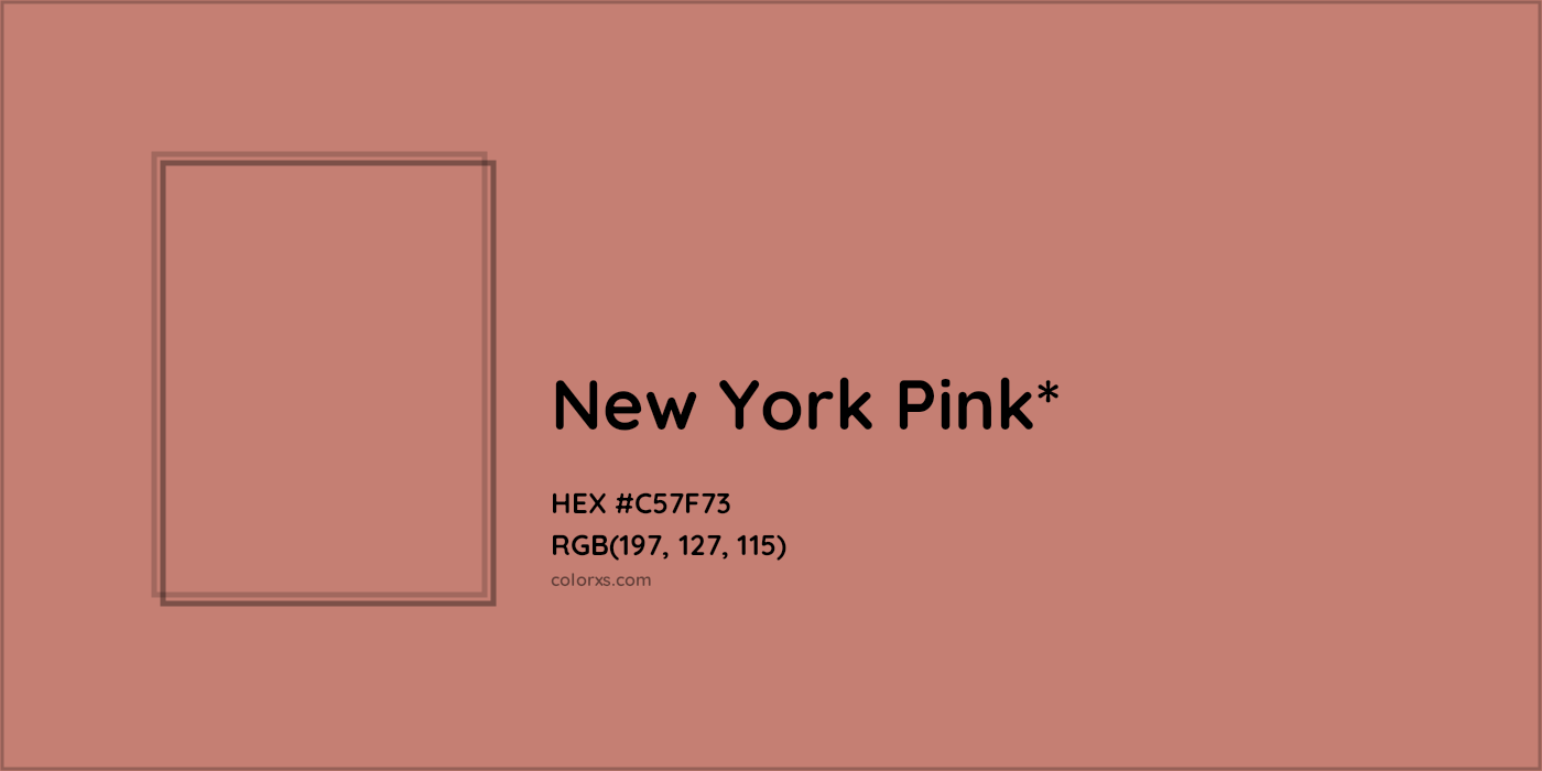 HEX #C57F73 Color Name, Color Code, Palettes, Similar Paints, Images