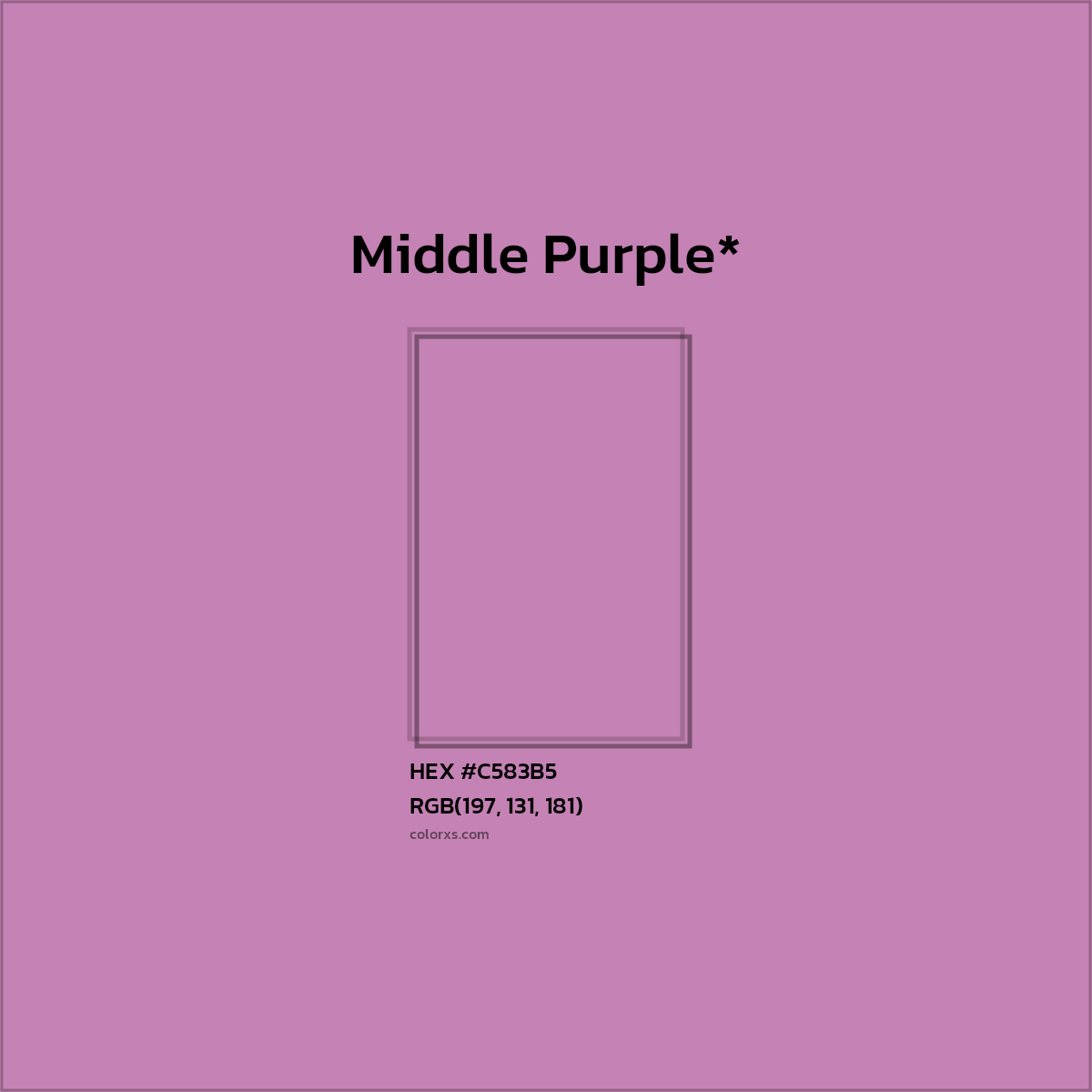 HEX #C583B5 Color Name, Color Code, Palettes, Similar Paints, Images