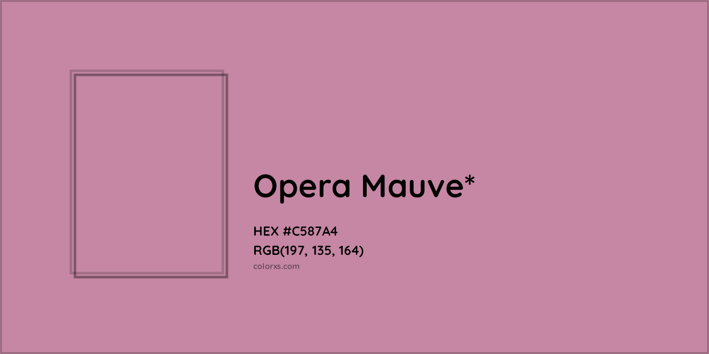 HEX #C587A4 Color Name, Color Code, Palettes, Similar Paints, Images
