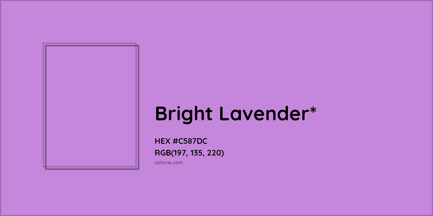 HEX #C587DC Color Name, Color Code, Palettes, Similar Paints, Images