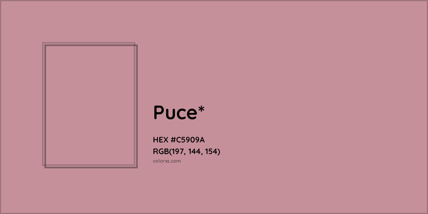 HEX #C5909A Color Name, Color Code, Palettes, Similar Paints, Images