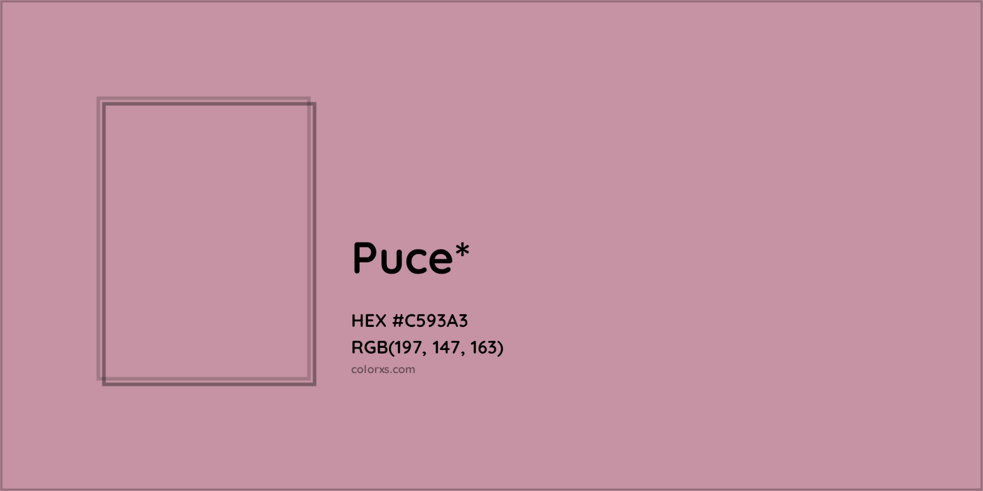 HEX #C593A3 Color Name, Color Code, Palettes, Similar Paints, Images