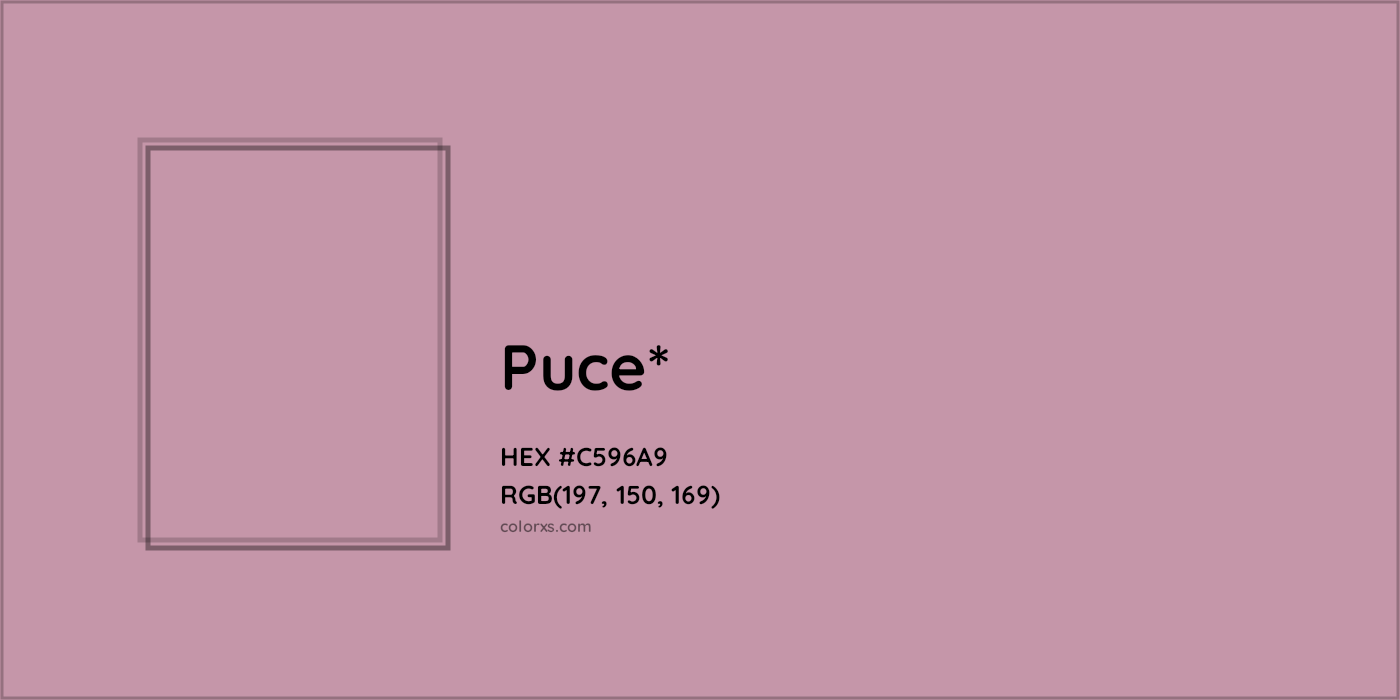 HEX #C596A9 Color Name, Color Code, Palettes, Similar Paints, Images