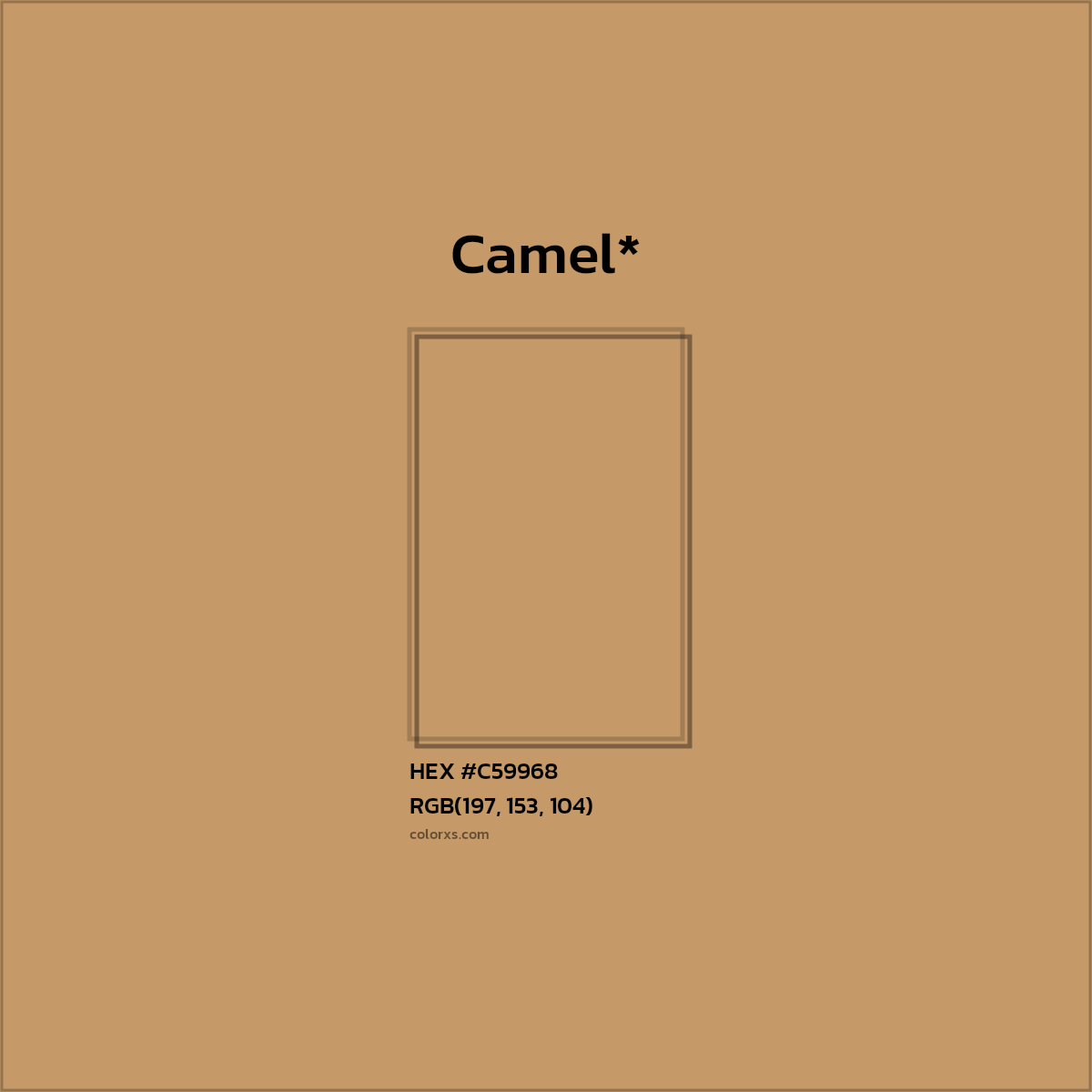 HEX #C59968 Color Name, Color Code, Palettes, Similar Paints, Images