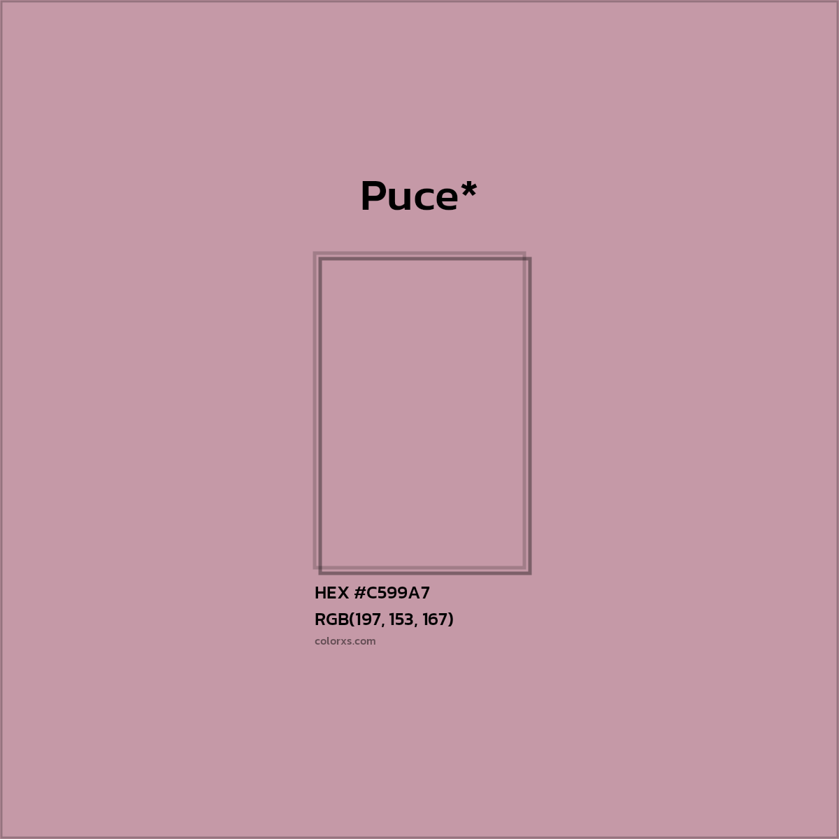 HEX #C599A7 Color Name, Color Code, Palettes, Similar Paints, Images