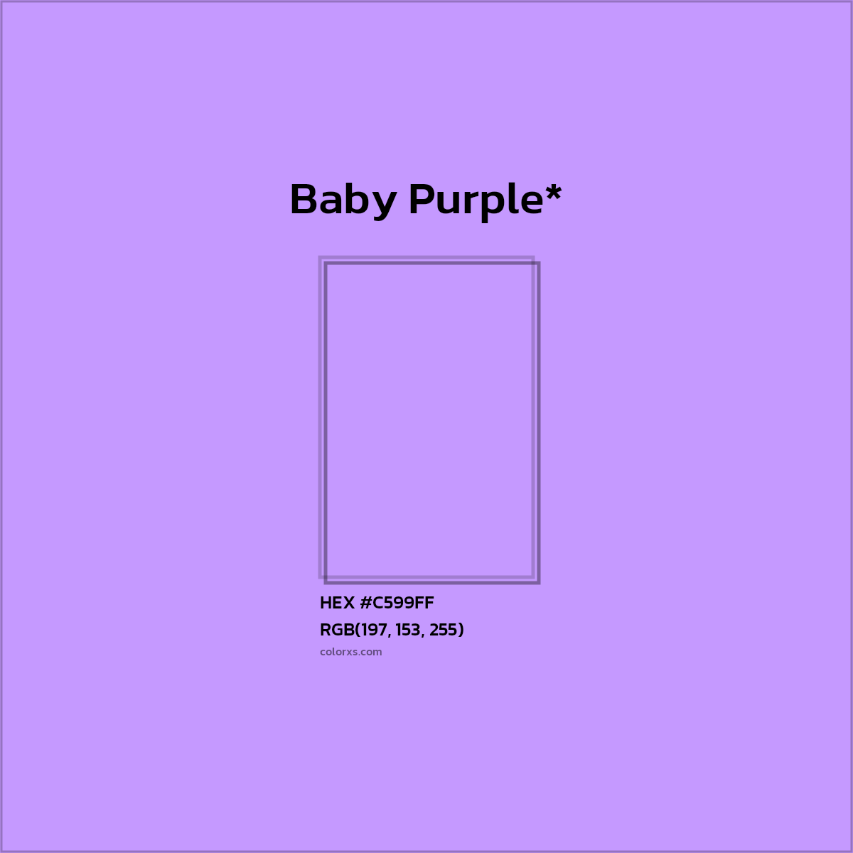 HEX #C599FF Color Name, Color Code, Palettes, Similar Paints, Images