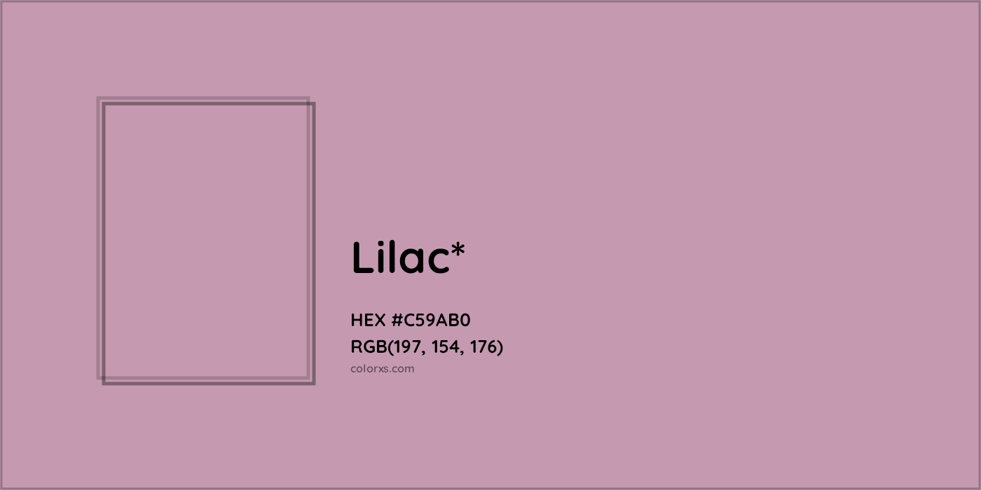 HEX #C59AB0 Color Name, Color Code, Palettes, Similar Paints, Images