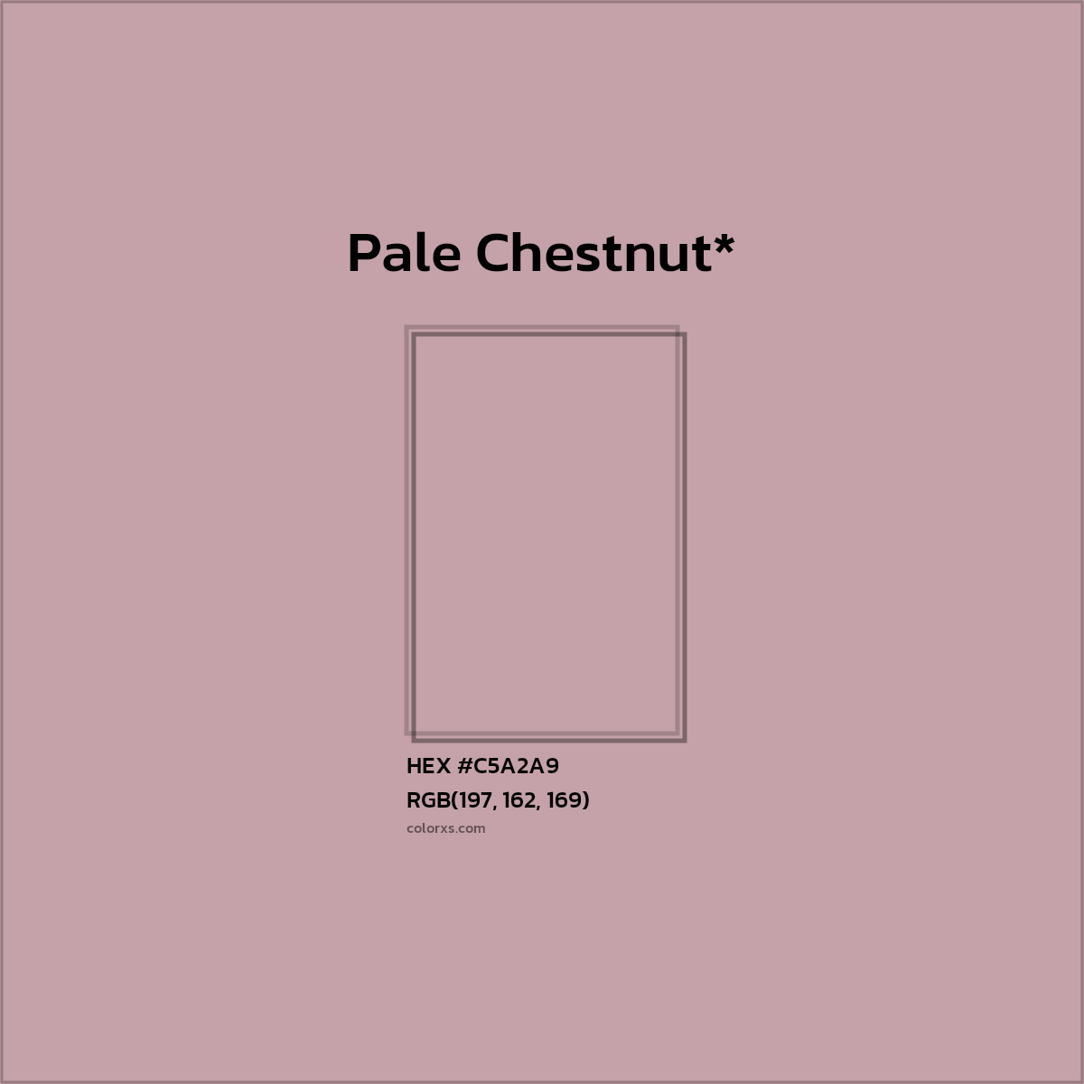 HEX #C5A2A9 Color Name, Color Code, Palettes, Similar Paints, Images