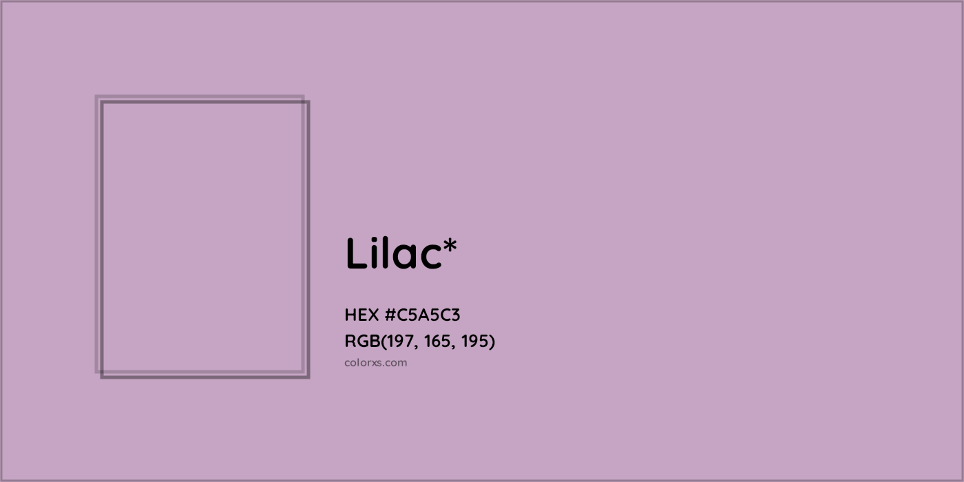 HEX #C5A5C3 Color Name, Color Code, Palettes, Similar Paints, Images