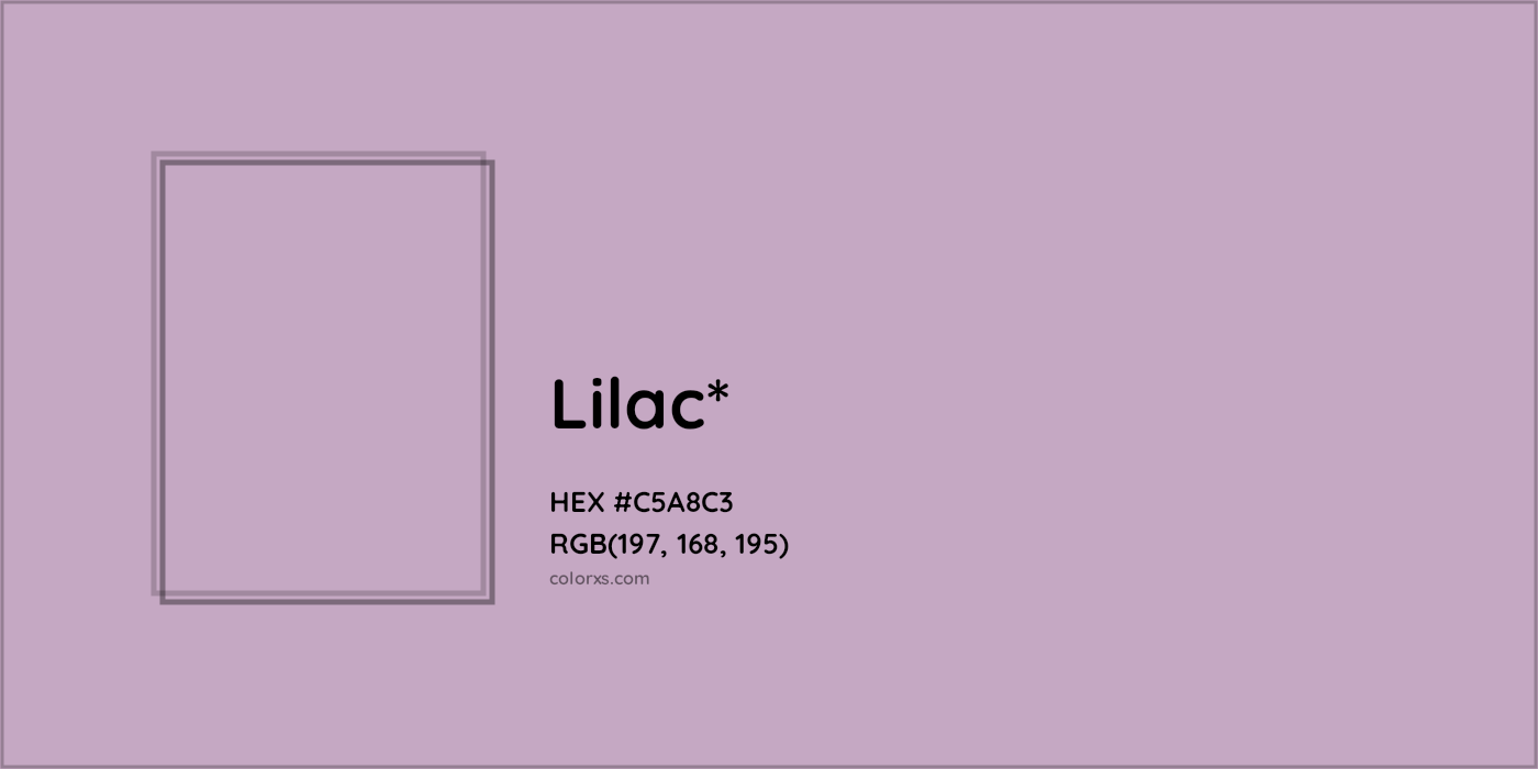 HEX #C5A8C3 Color Name, Color Code, Palettes, Similar Paints, Images