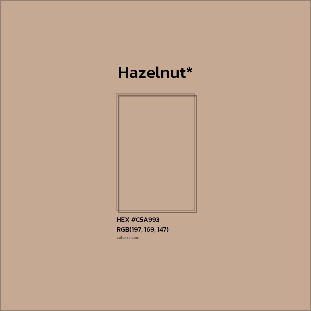 HEX #C5A993 Color Name, Color Code, Palettes, Similar Paints, Images