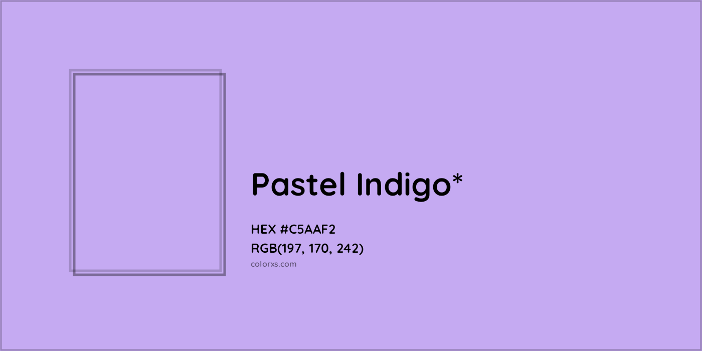 HEX #C5AAF2 Color Name, Color Code, Palettes, Similar Paints, Images