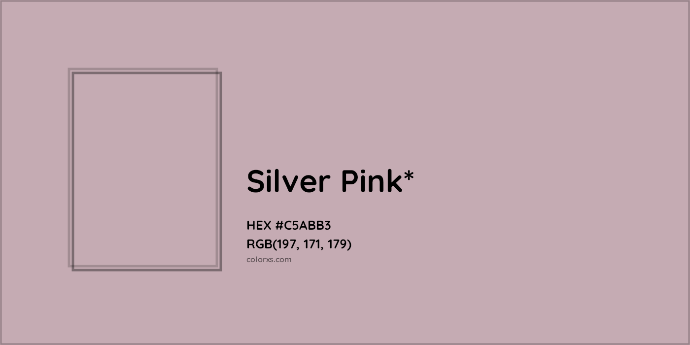 HEX #C5ABB3 Color Name, Color Code, Palettes, Similar Paints, Images