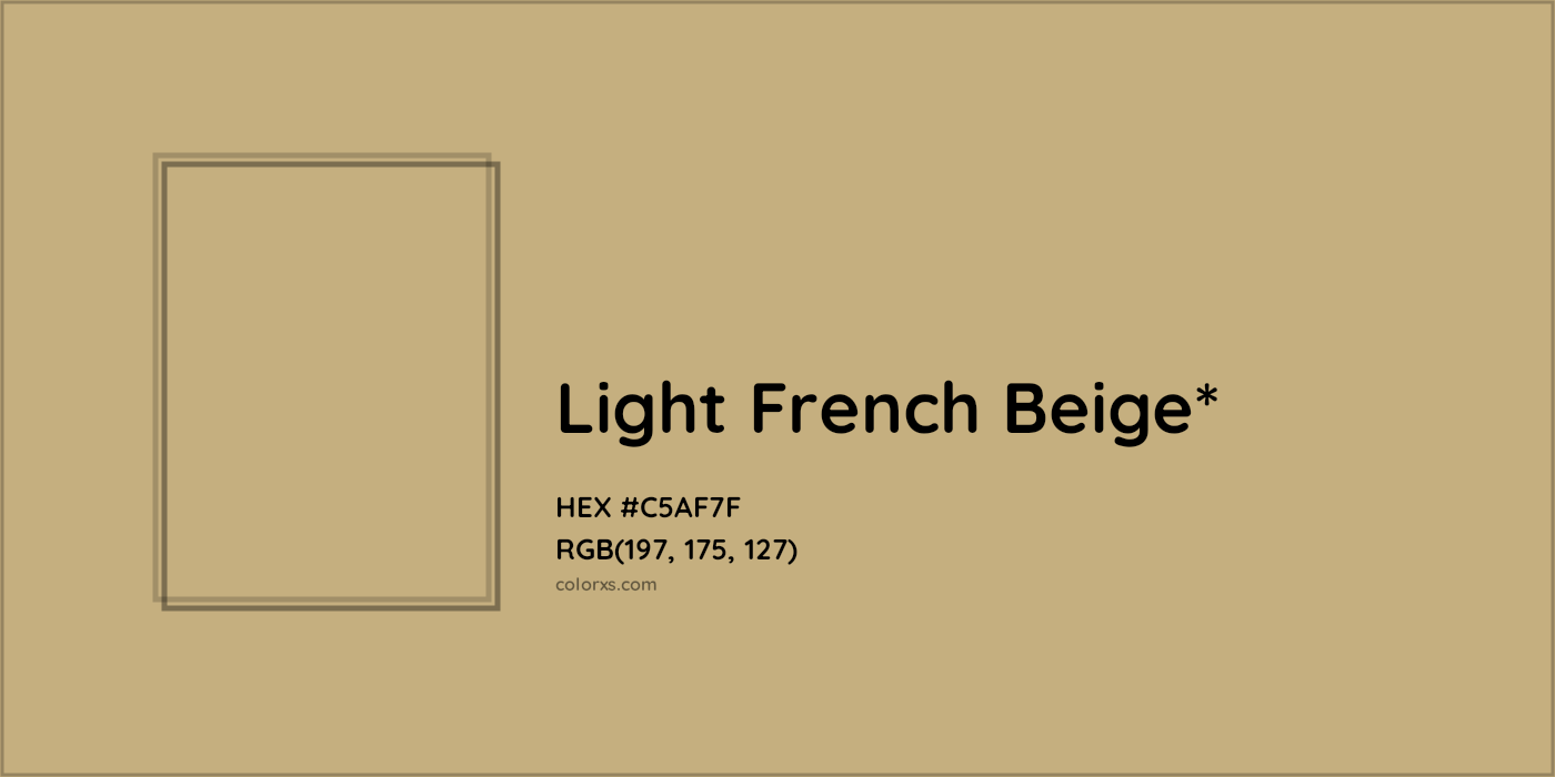 HEX #C5AF7F Color Name, Color Code, Palettes, Similar Paints, Images