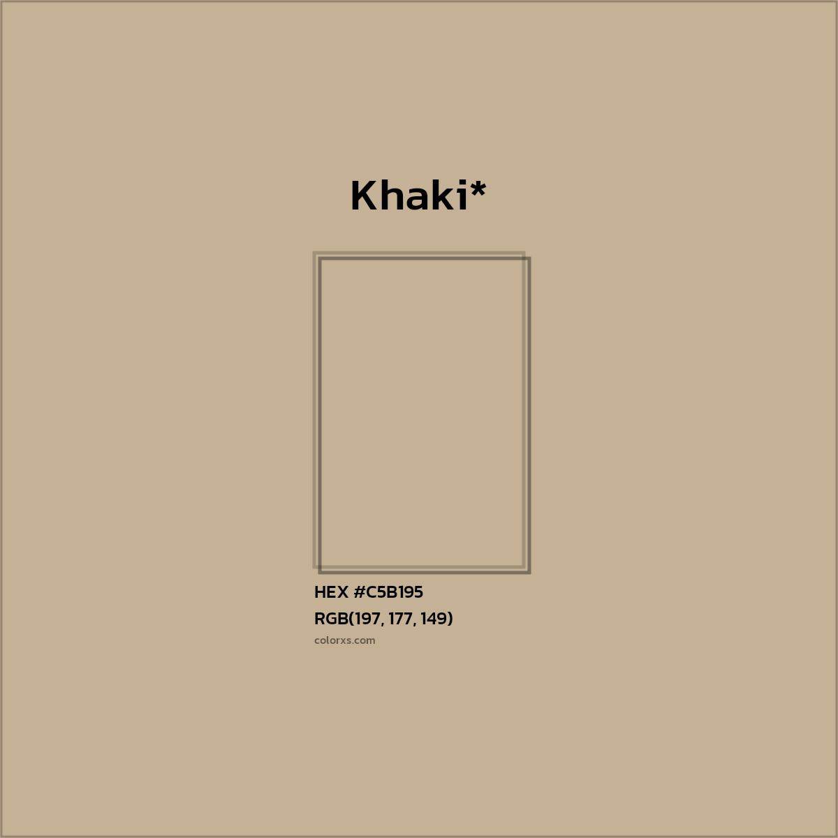 HEX #C5B195 Color Name, Color Code, Palettes, Similar Paints, Images