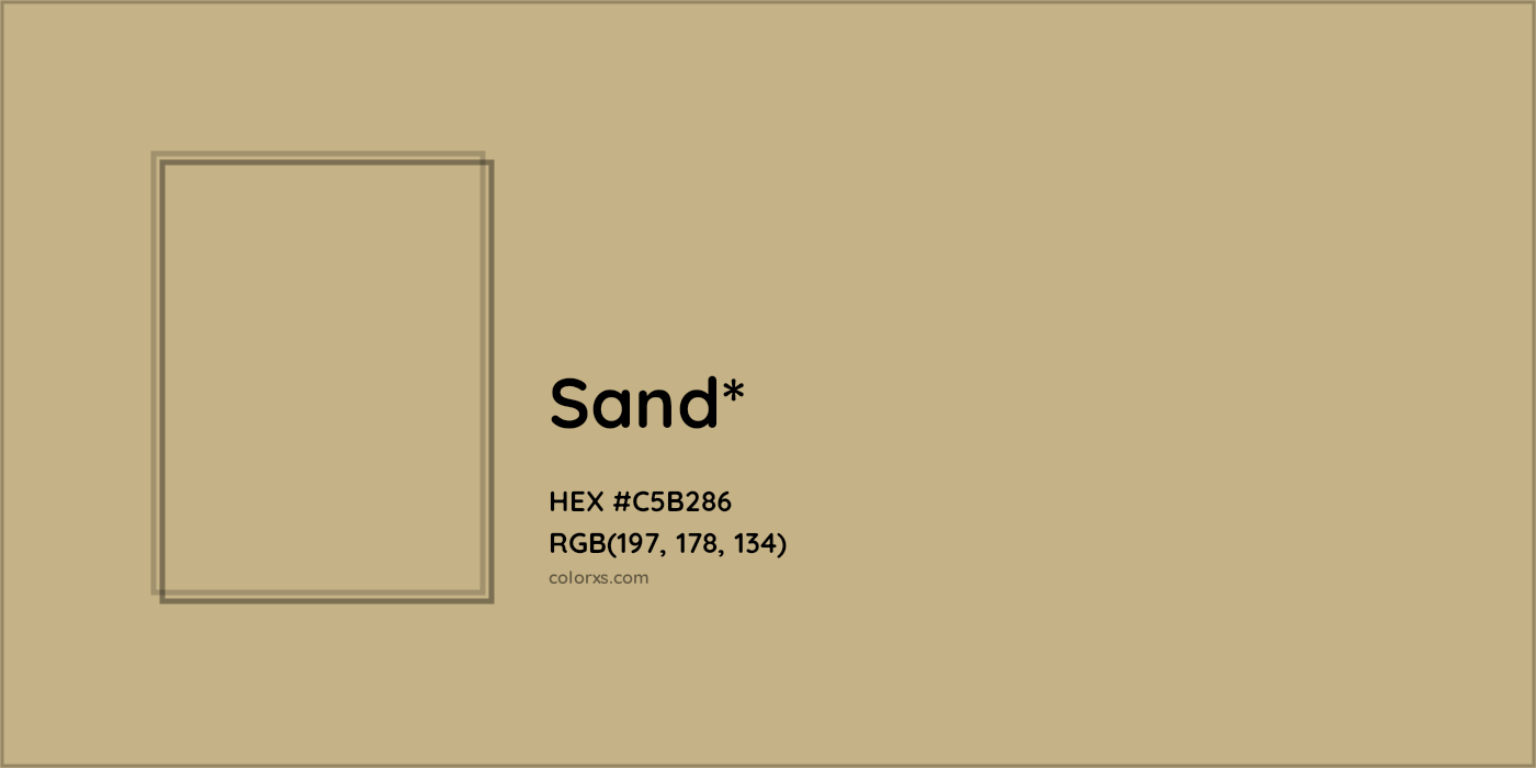 HEX #C5B286 Color Name, Color Code, Palettes, Similar Paints, Images