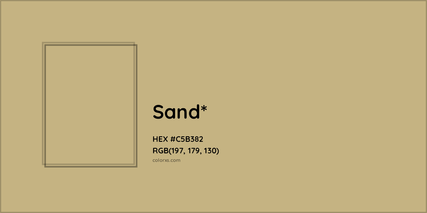 HEX #C5B382 Color Name, Color Code, Palettes, Similar Paints, Images