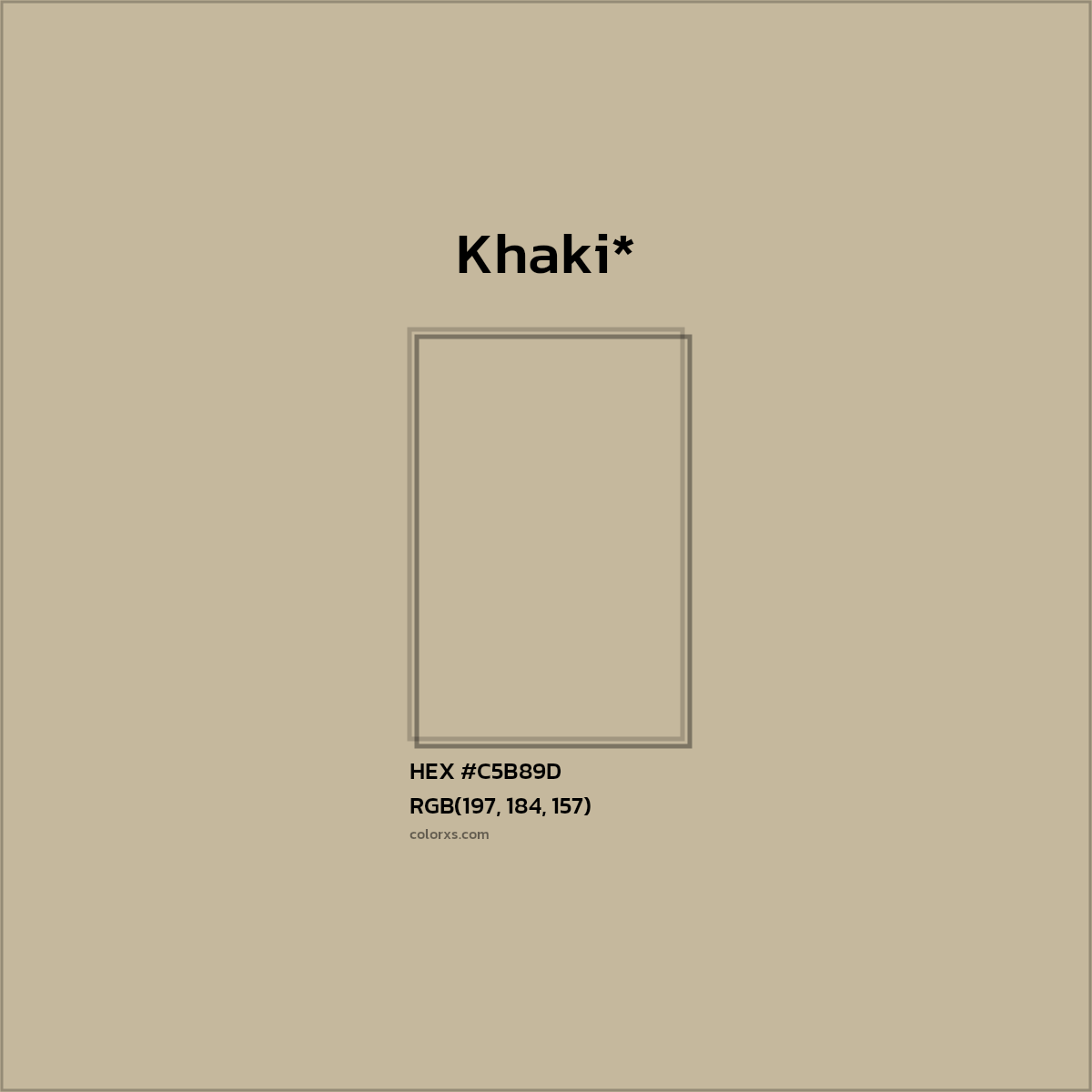 HEX #C5B89D Color Name, Color Code, Palettes, Similar Paints, Images