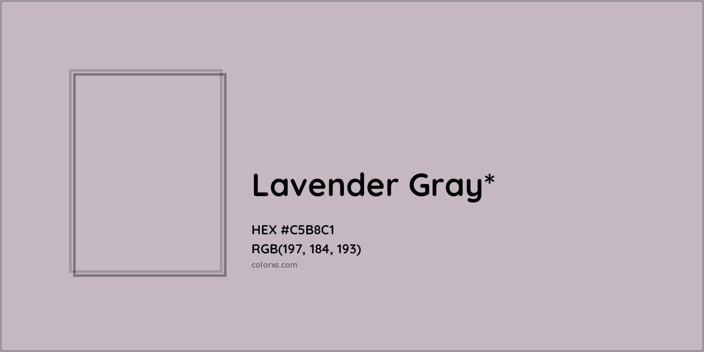 HEX #C5B8C1 Color Name, Color Code, Palettes, Similar Paints, Images