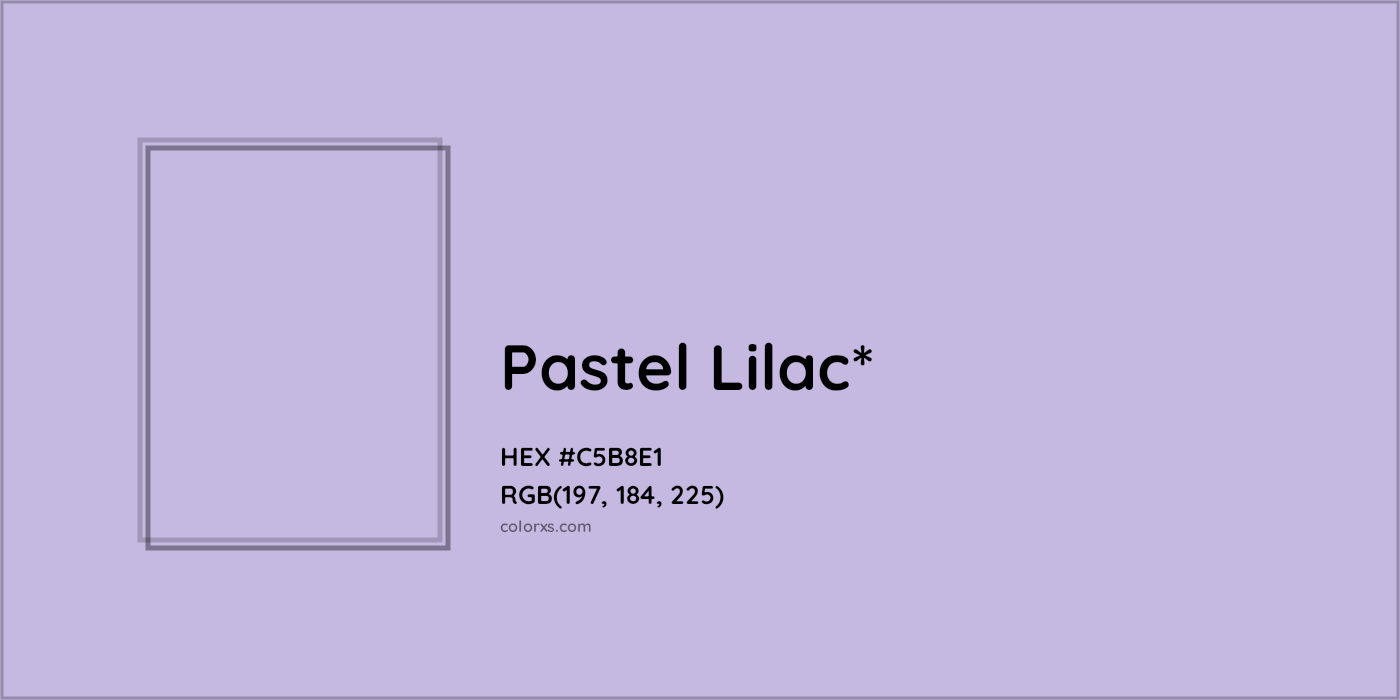 HEX #C5B8E1 Color Name, Color Code, Palettes, Similar Paints, Images