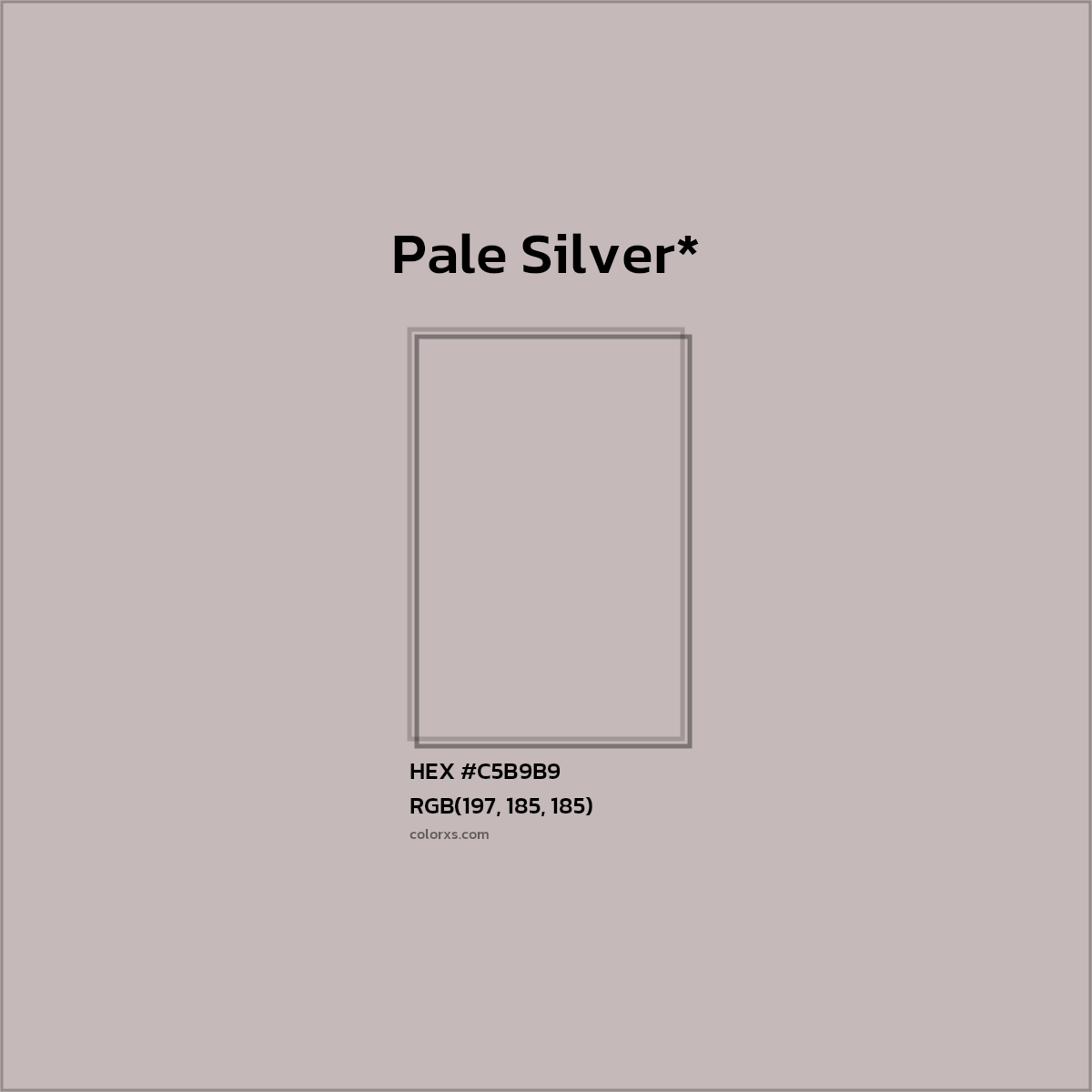 HEX #C5B9B9 Color Name, Color Code, Palettes, Similar Paints, Images