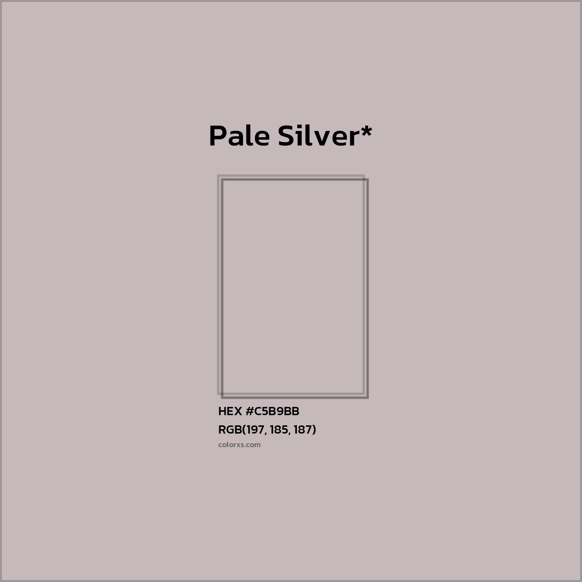 HEX #C5B9BB Color Name, Color Code, Palettes, Similar Paints, Images
