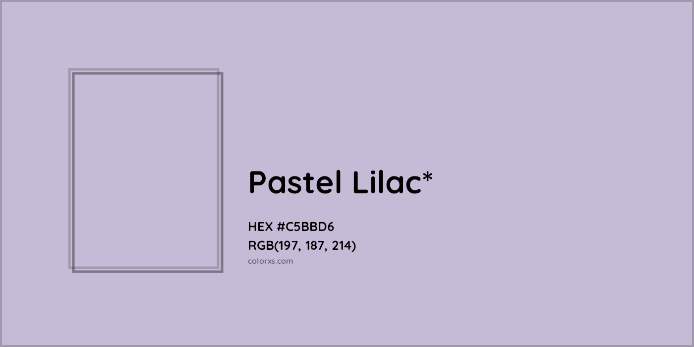 HEX #C5BBD6 Color Name, Color Code, Palettes, Similar Paints, Images