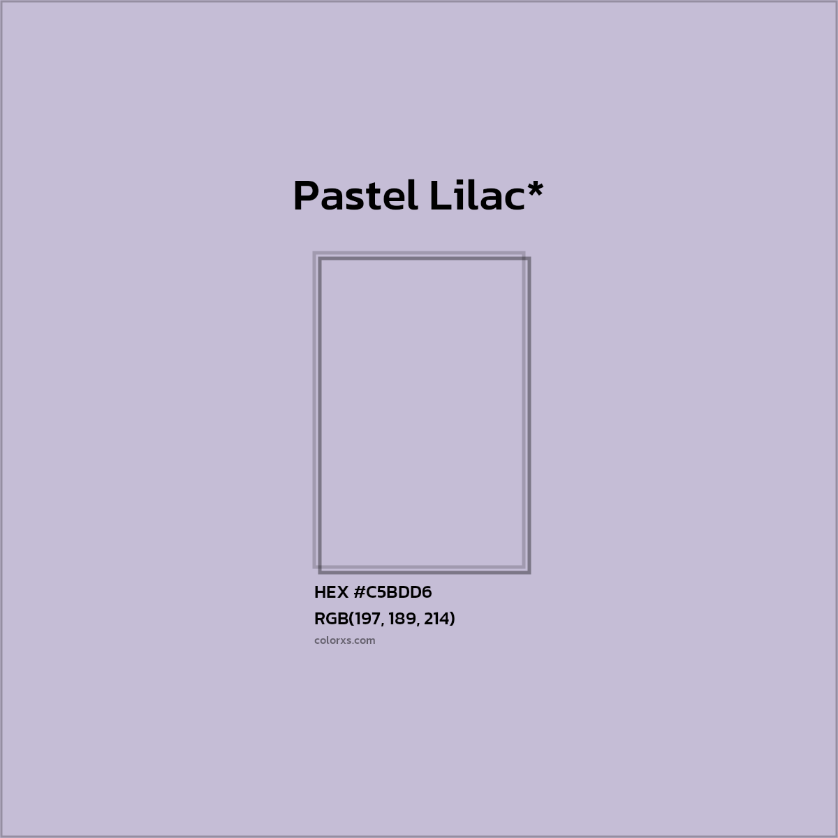 HEX #C5BDD6 Color Name, Color Code, Palettes, Similar Paints, Images