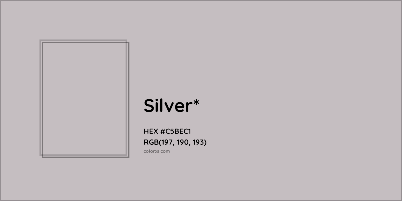 HEX #C5BEC1 Color Name, Color Code, Palettes, Similar Paints, Images
