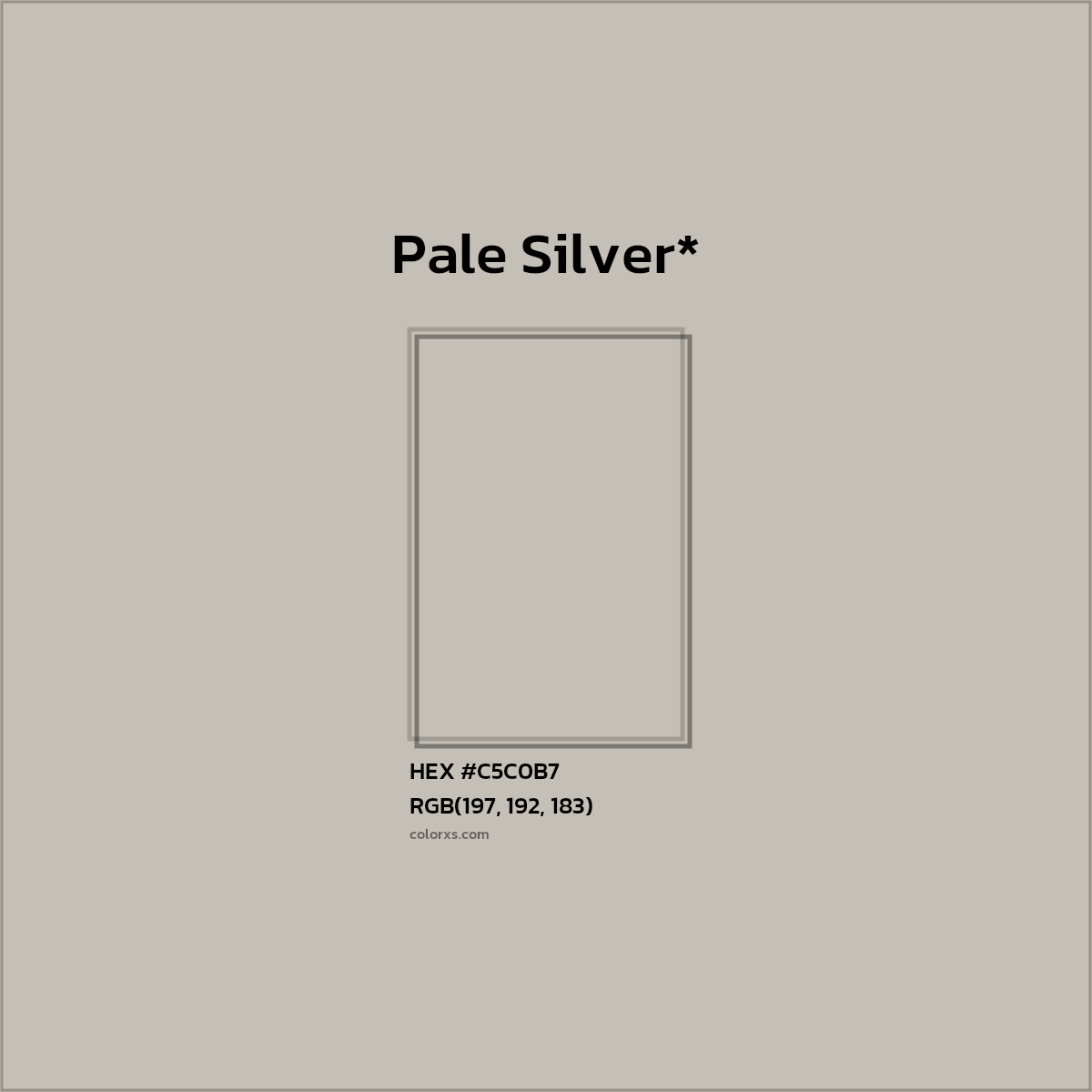 HEX #C5C0B7 Color Name, Color Code, Palettes, Similar Paints, Images